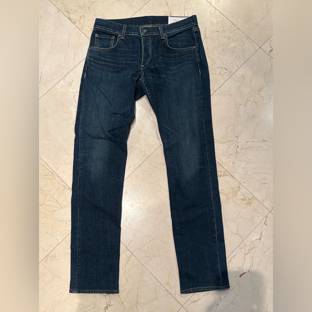 Rag &‎ Bone Blue Straight Jeans Classic Denim